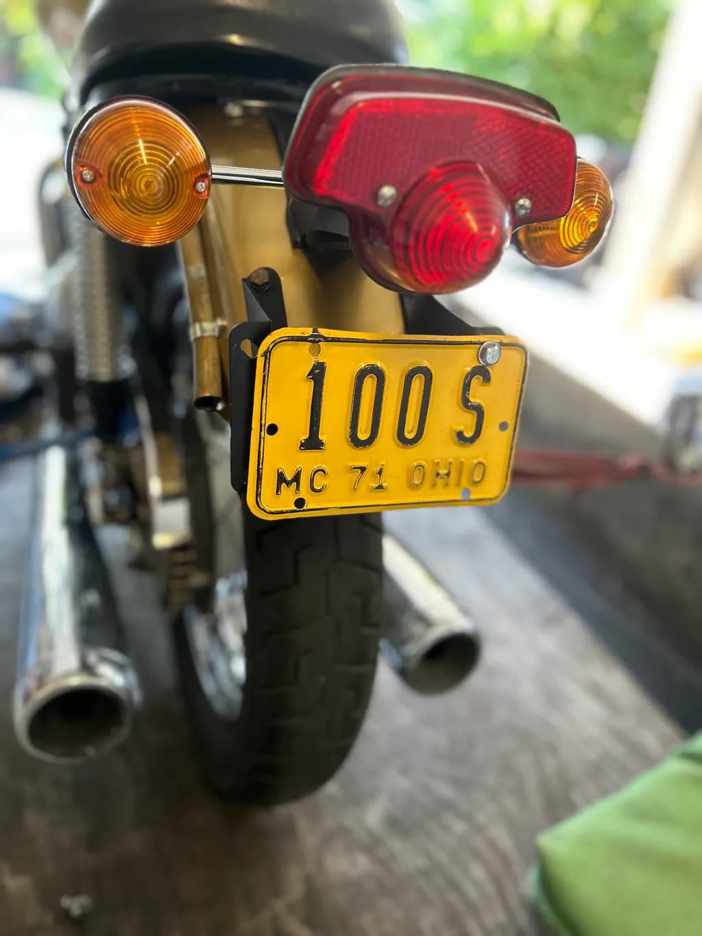 Motorcycle License Plate