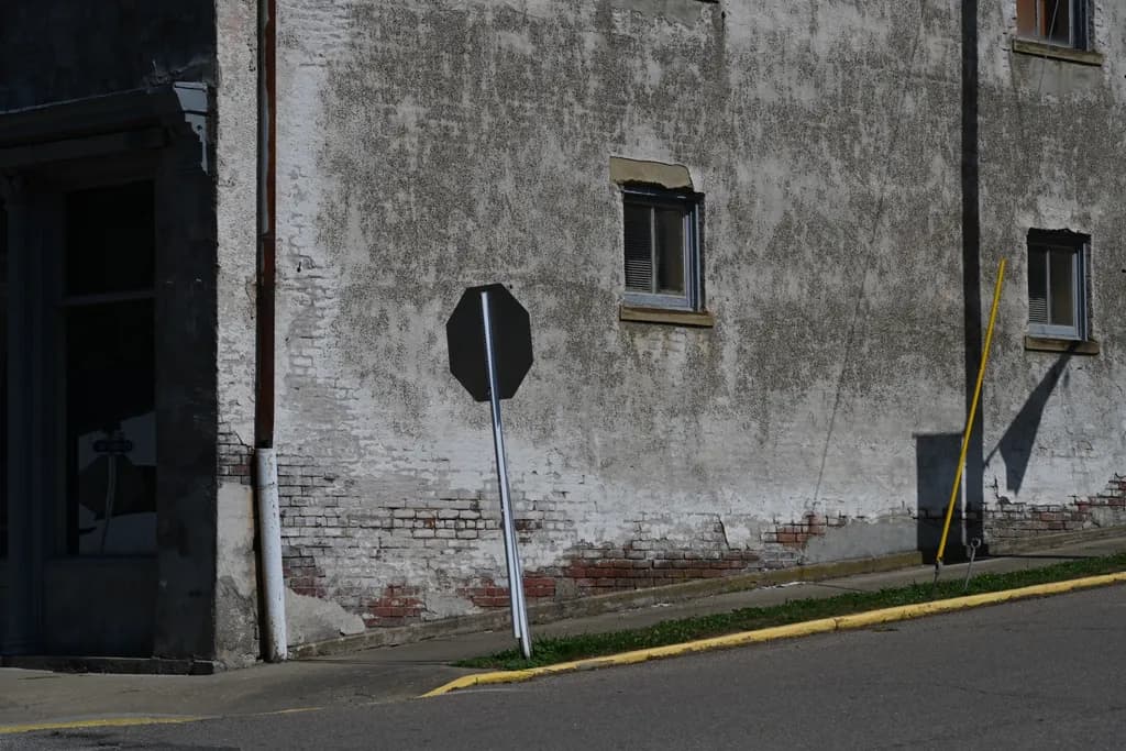 Faded Brick Wall