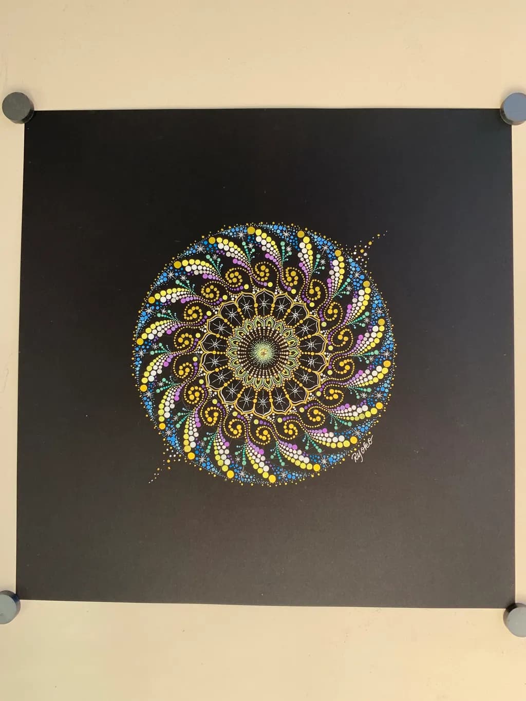 Mandala Spiral Design
