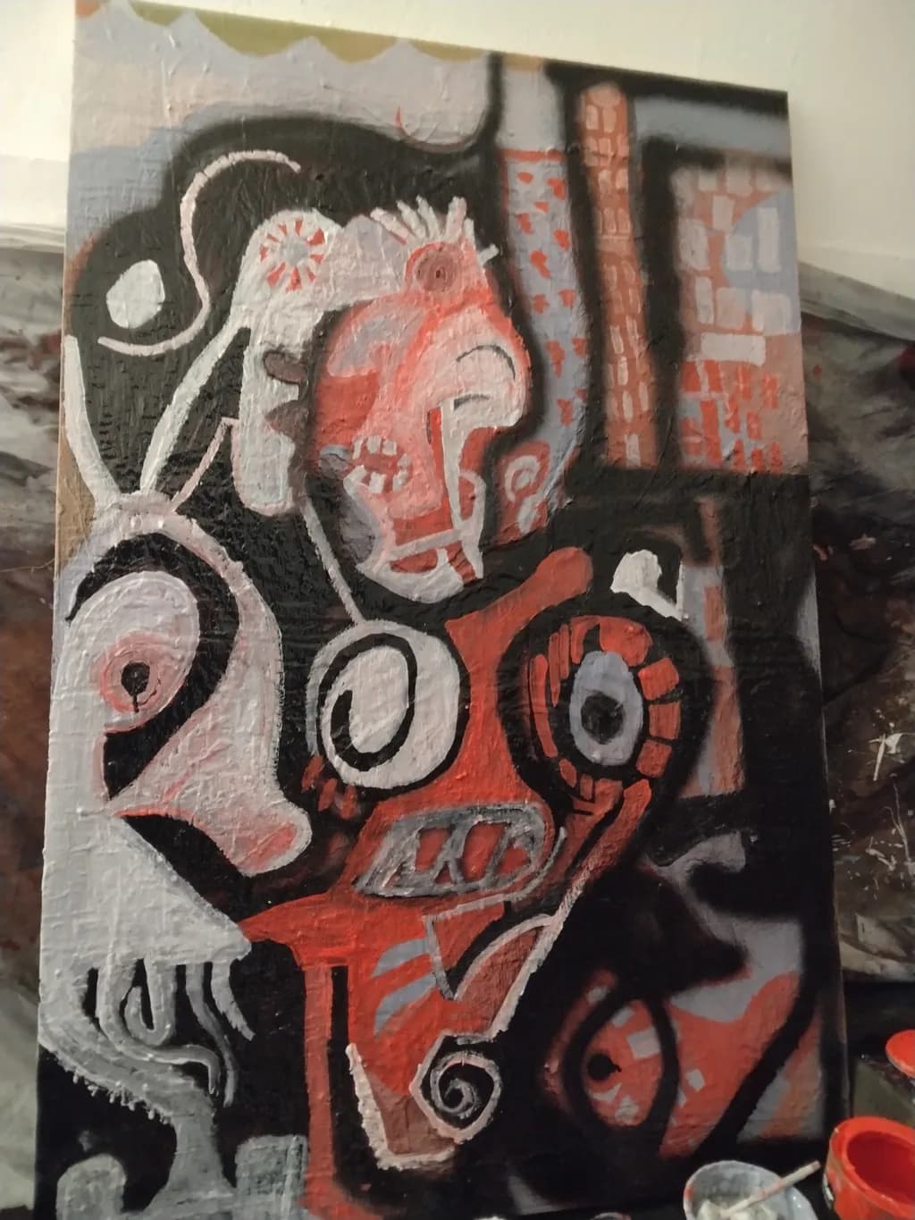 Abstract Faces Composition