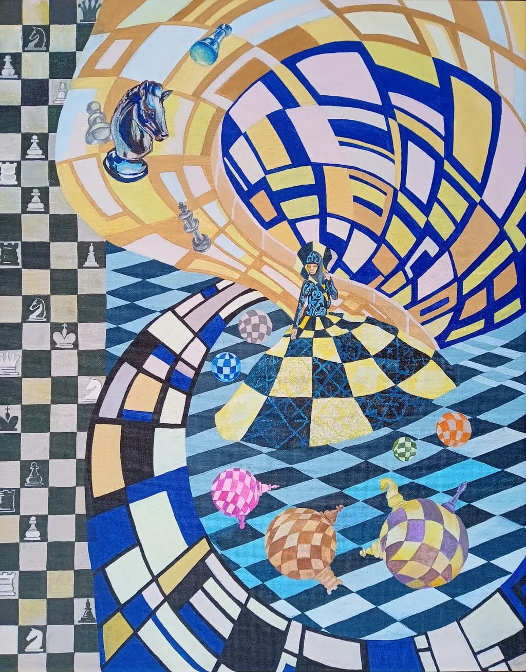 Chess Queen Ukrainian Gambit