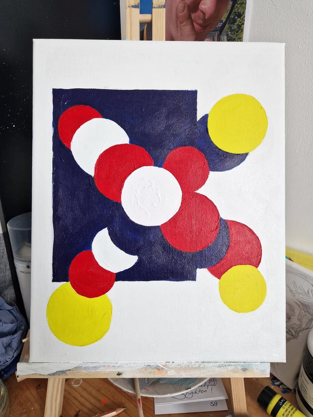 Abstract Circles Composition
