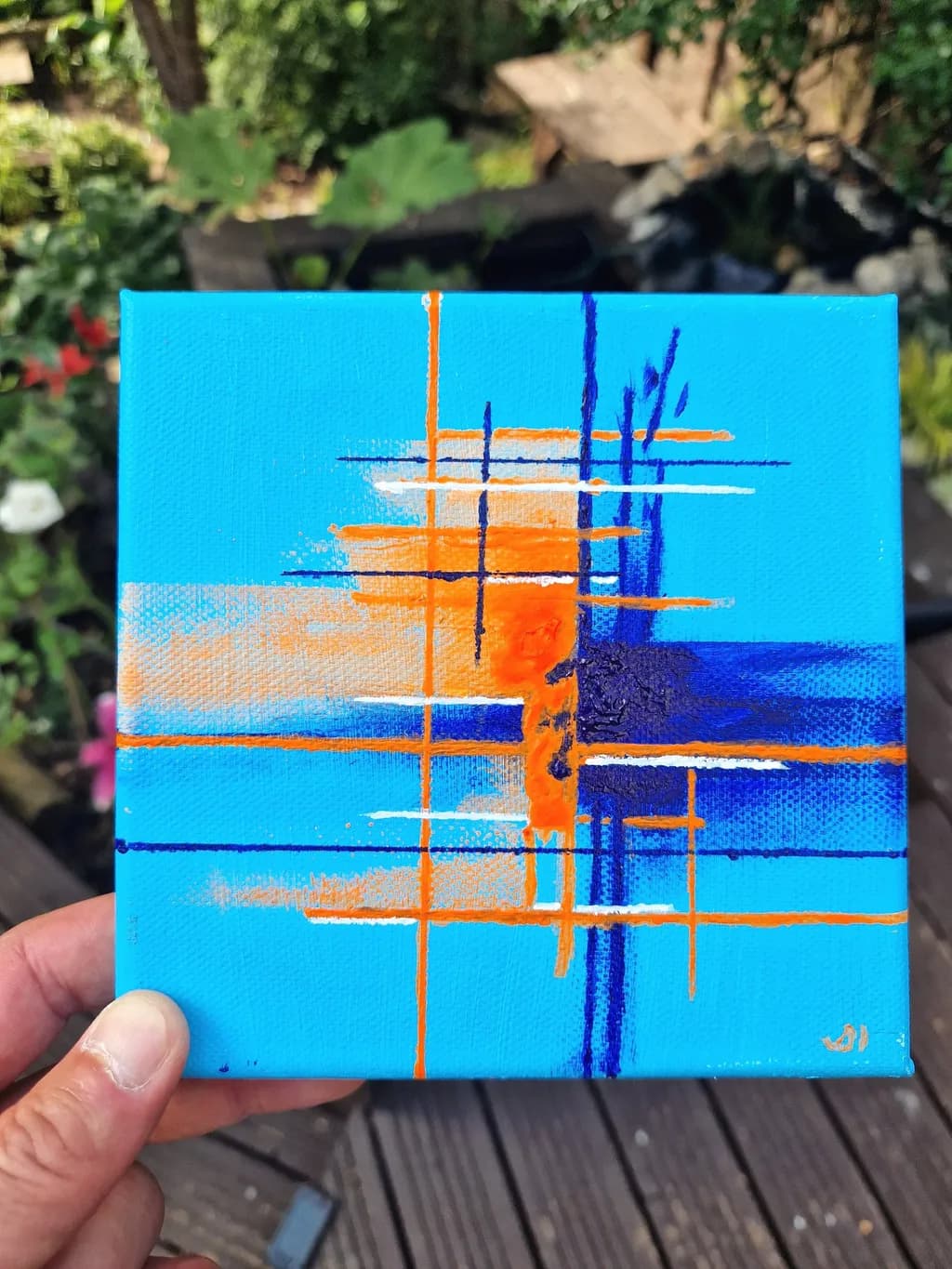 Abstract Geometry on Blue