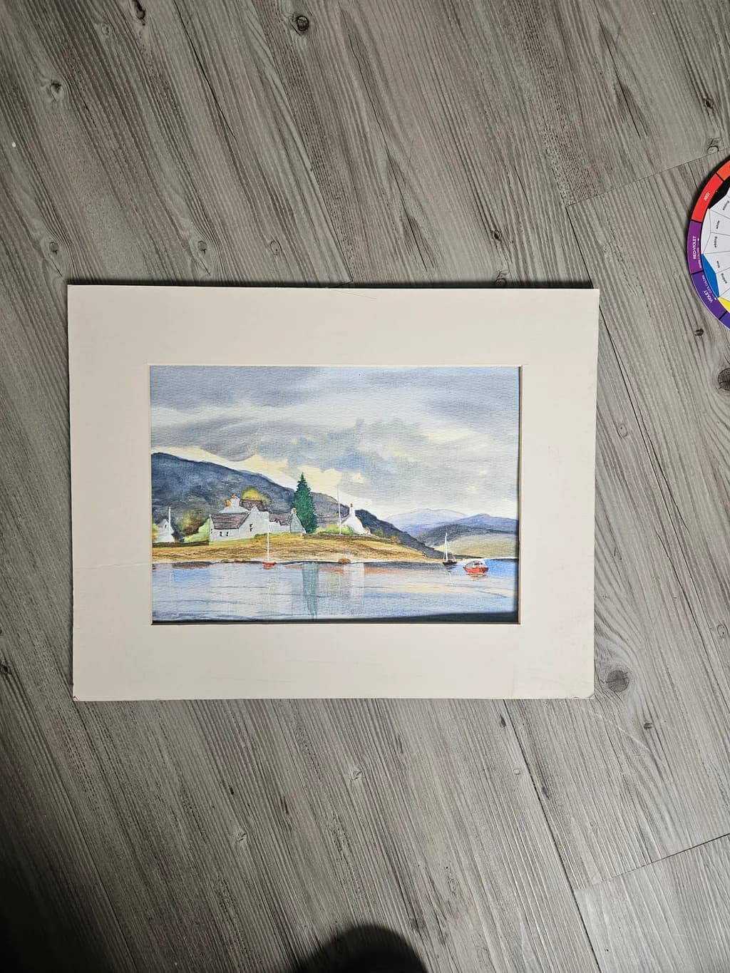 Lakefront Houses and Boats