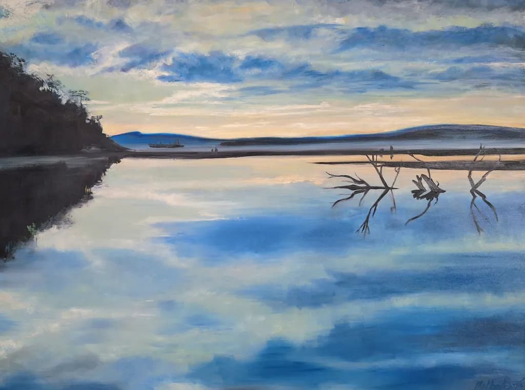 Calm Lake Reflection