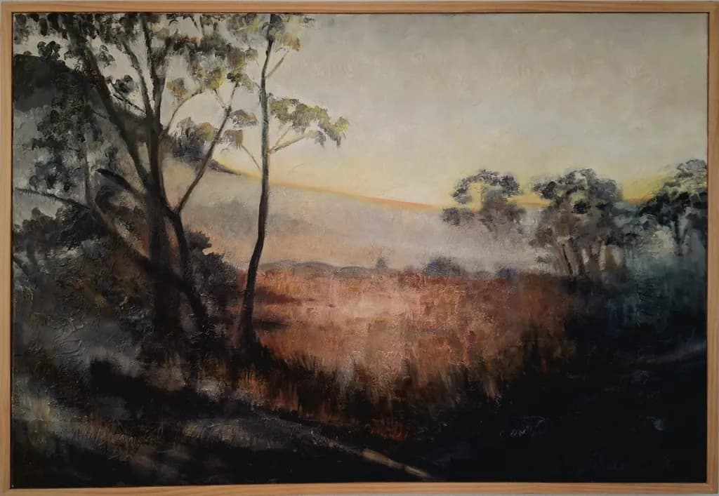 Misty Tree Landscape