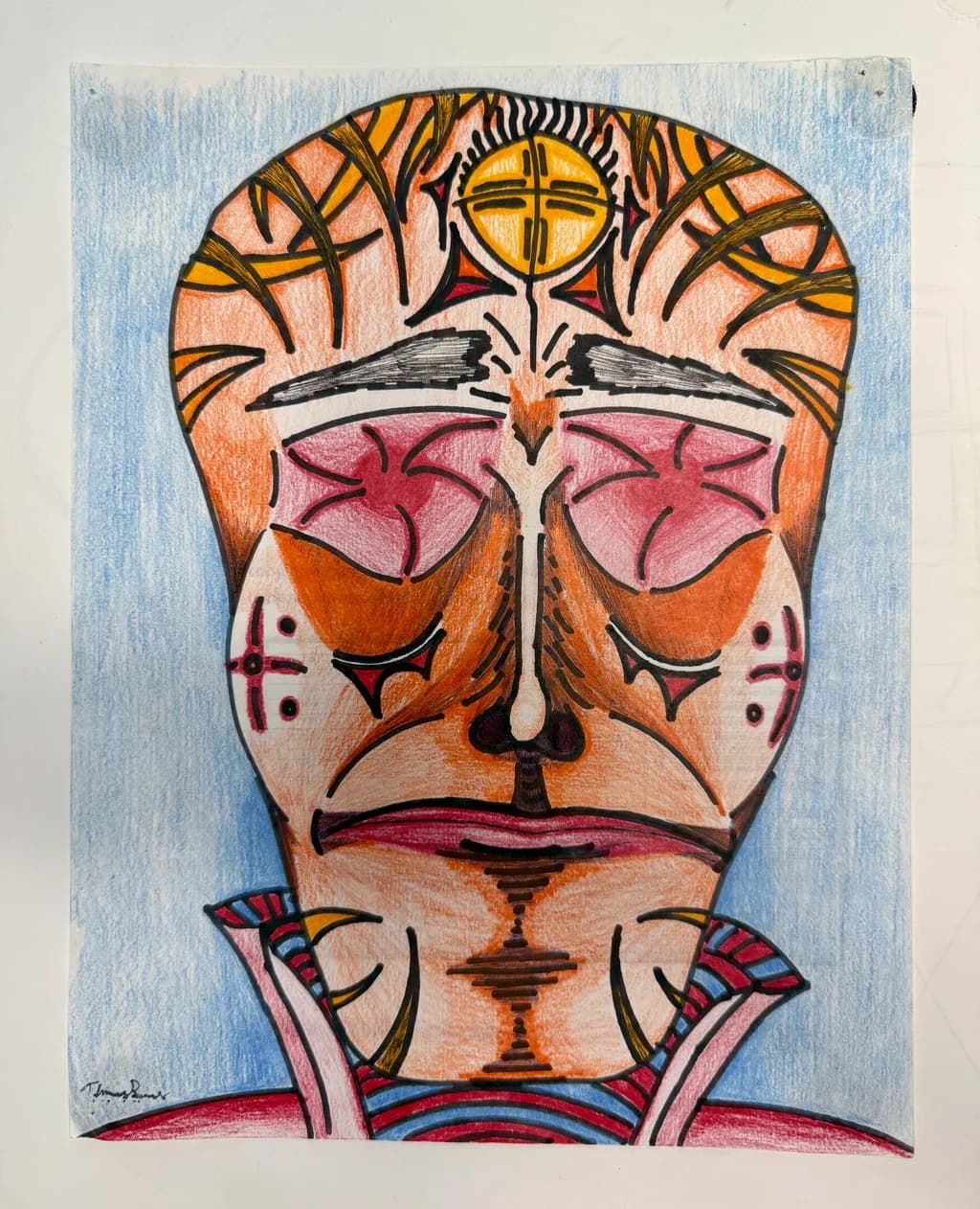 Tribal Mask Portrait
