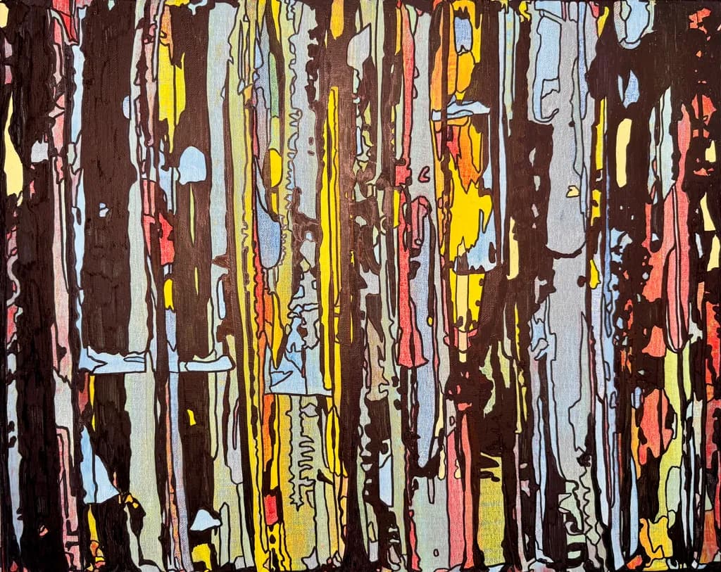 Colorful Forest Lines