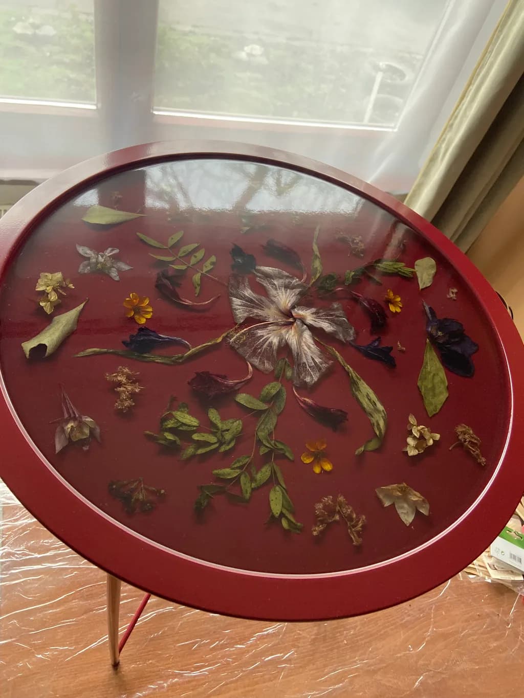 Pressed Flower Tabletop
