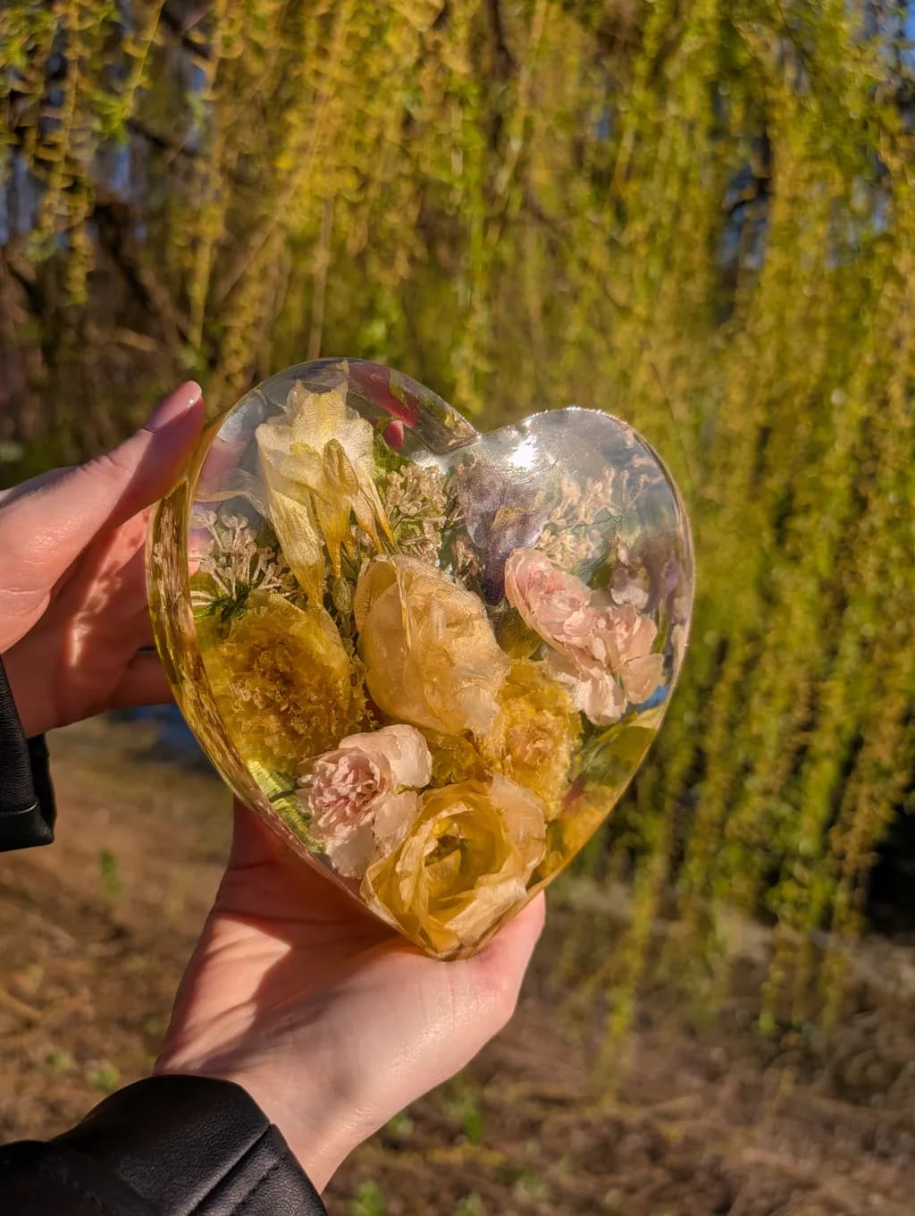 Heart of Preserved Roses