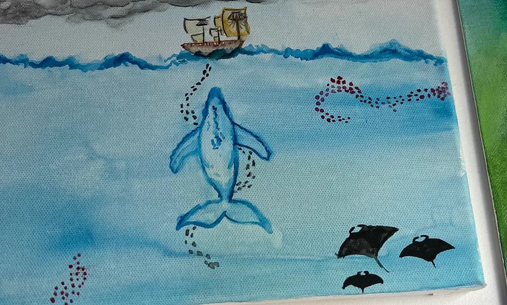 Ocean Voyage with Whale