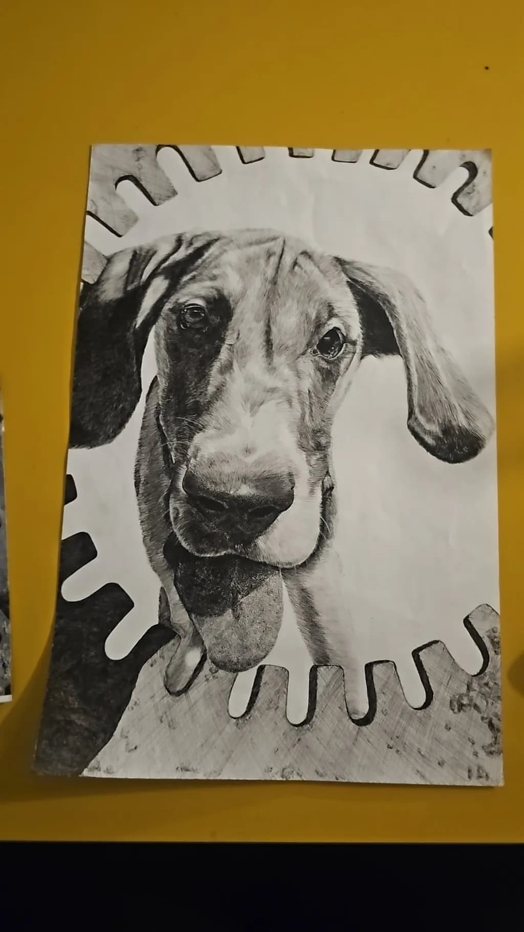 Playful Dog Portrait