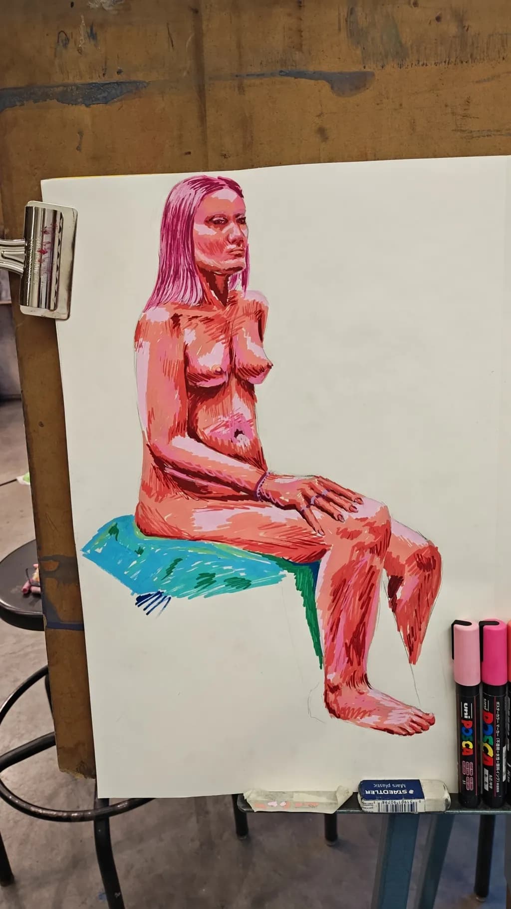 Seated Nude Figure