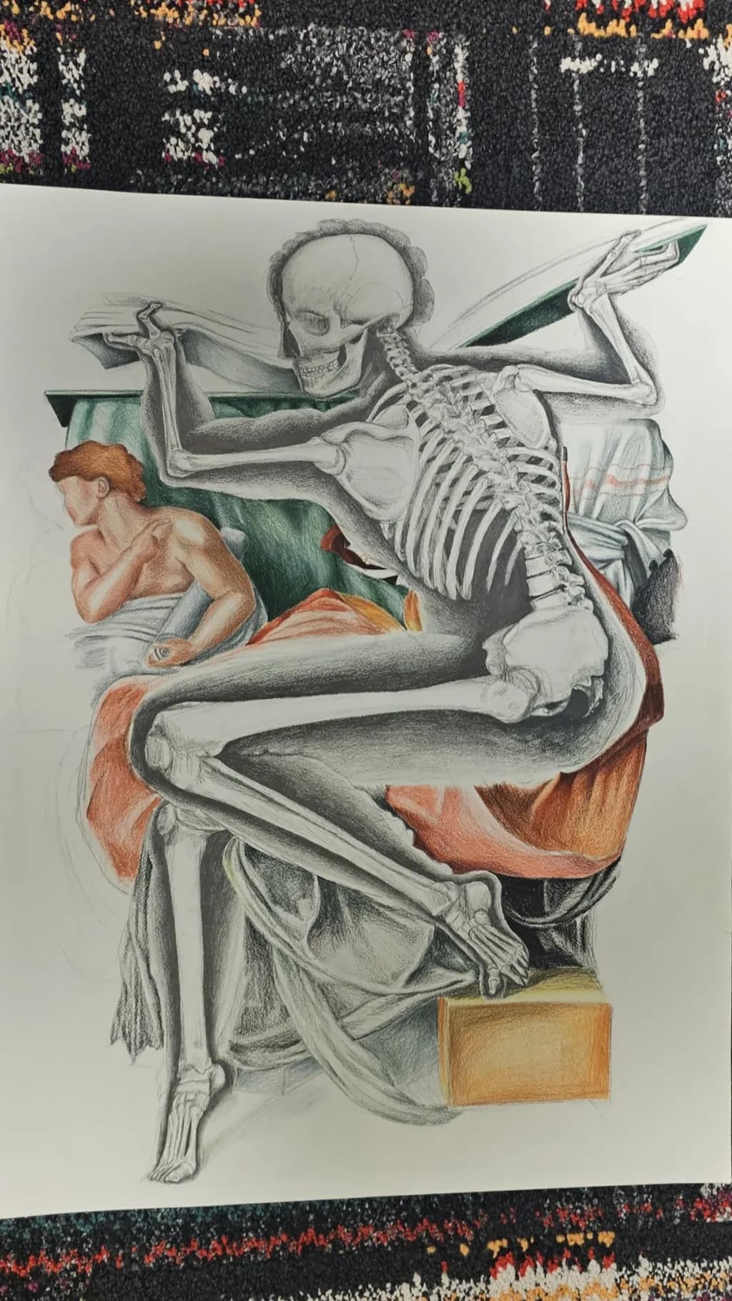 Skeleton and Figure Study