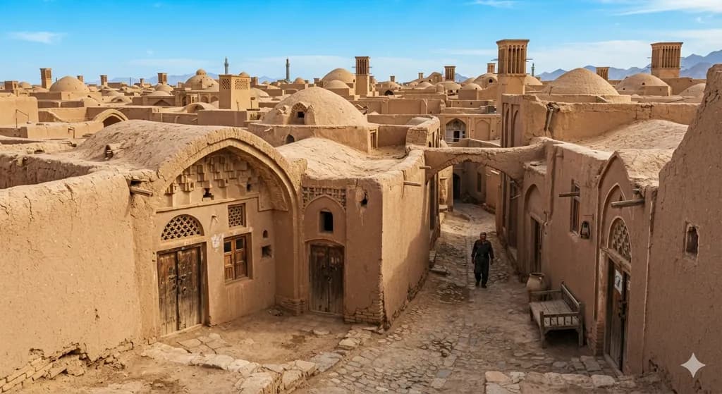 Mudbrick Village Path