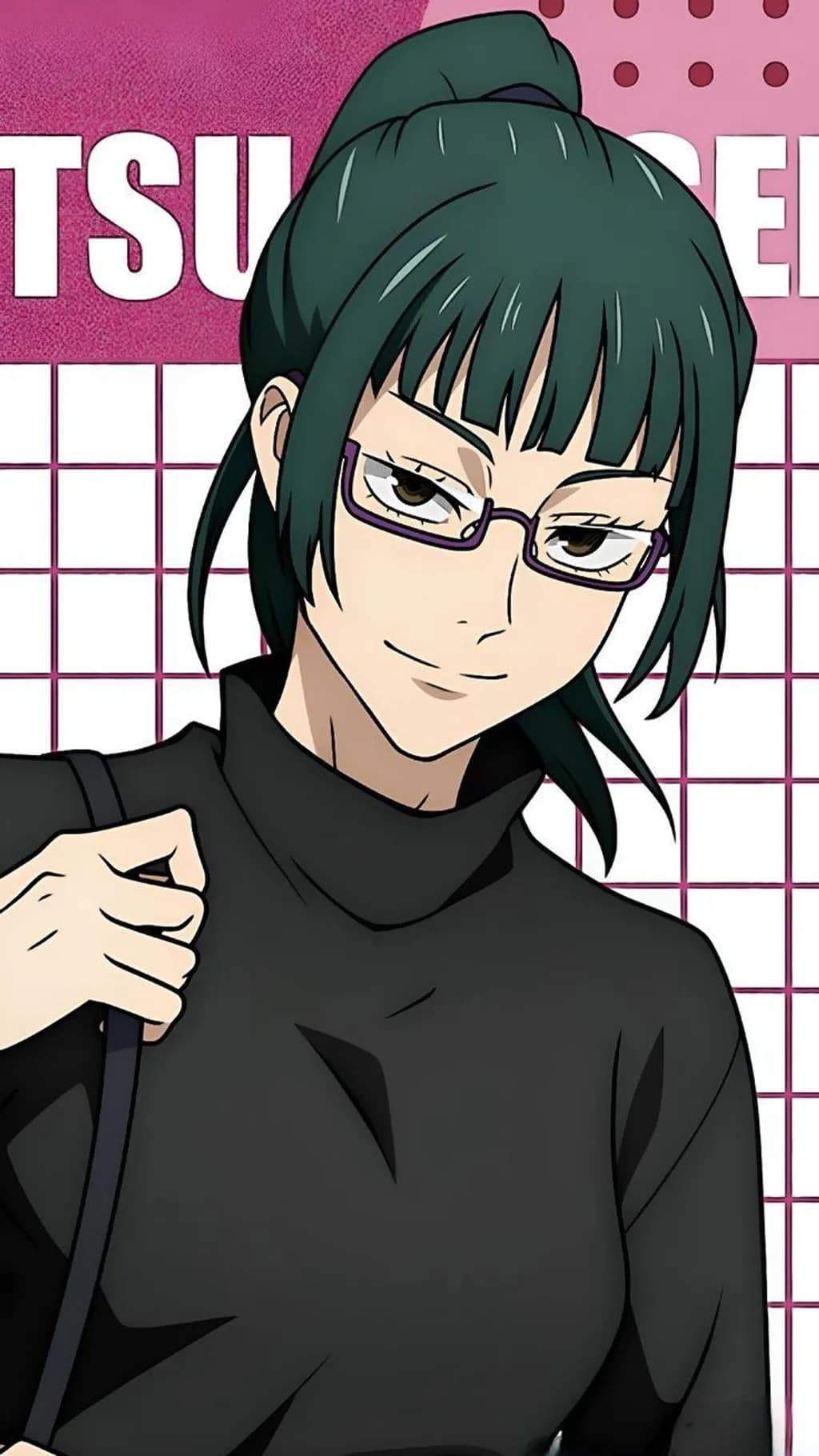 Smirking Woman with Glasses
