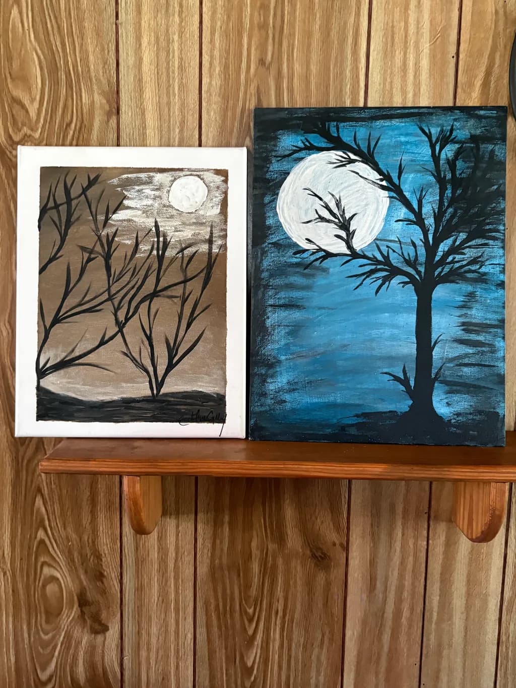 Moonlit Tree Duo