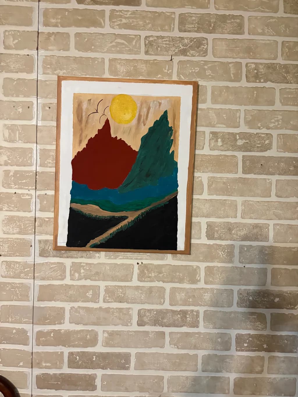 Sunlit Mountain Path