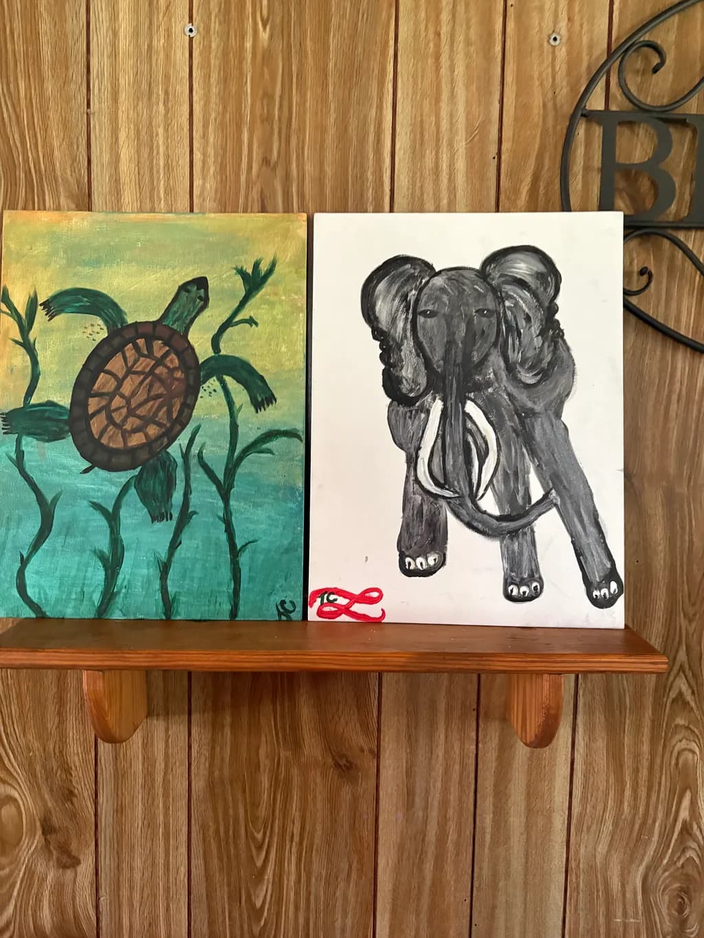 Turtle and Elephant Duo