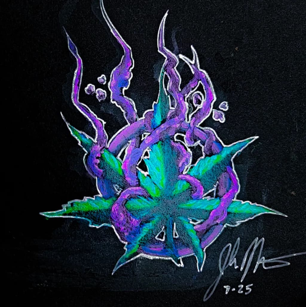 Abstract Plant Flame