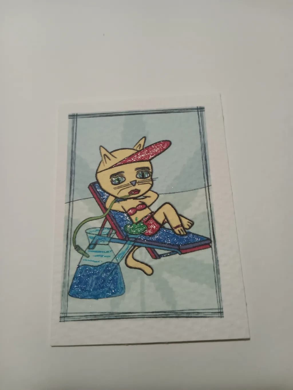 Cat on Lounge Chair