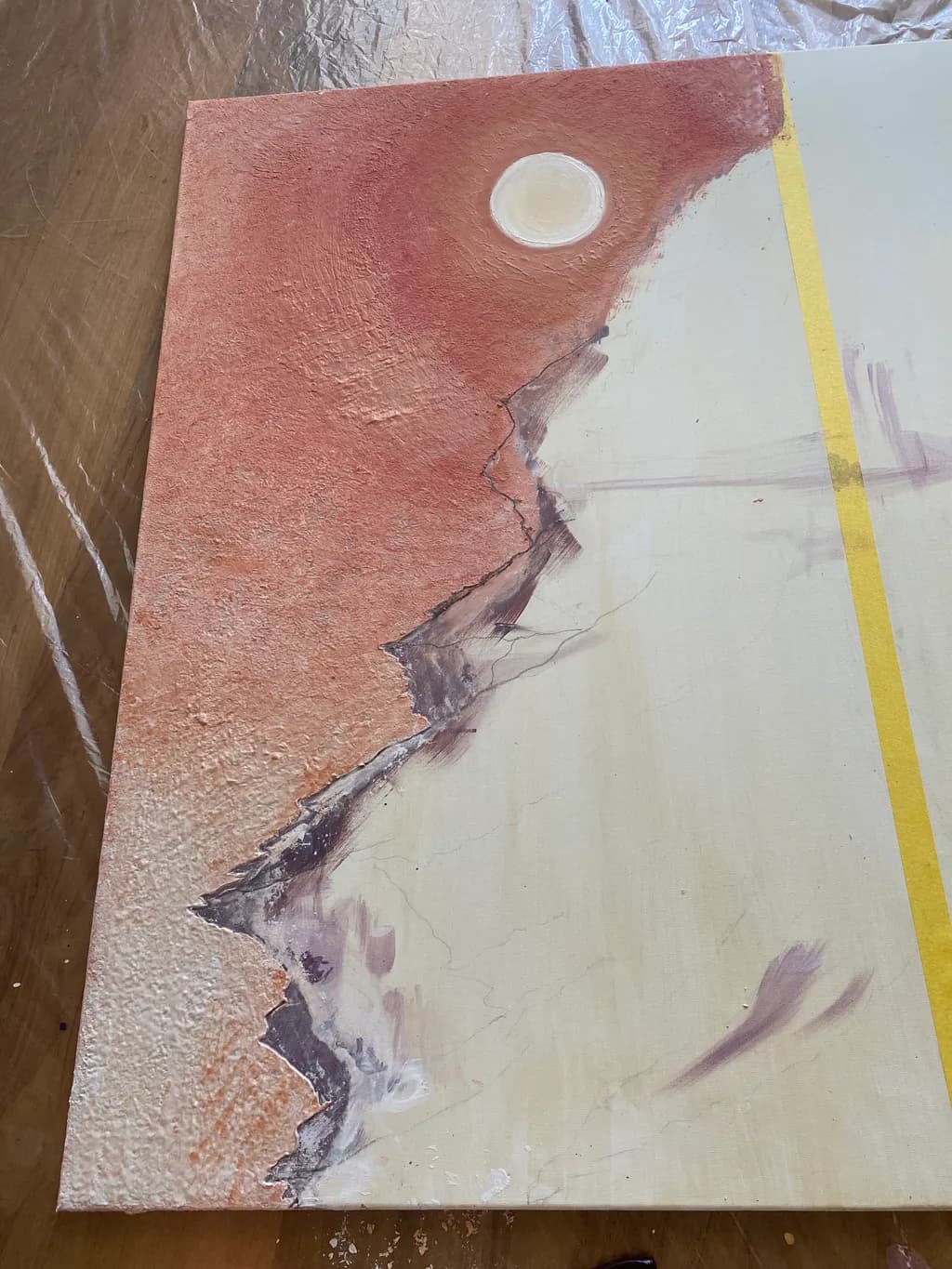 Terracotta Crack Circle