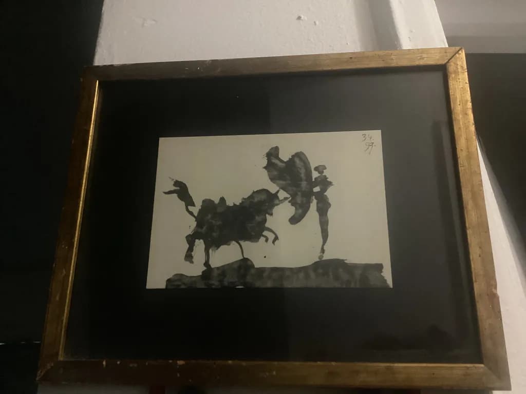 Horse and Figure Silhouette