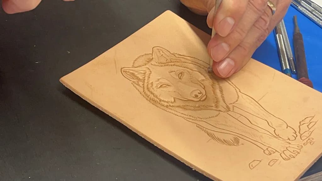 Wolf Engraving