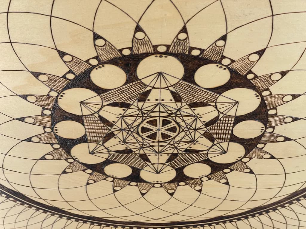 Geometric Sunburst Pattern