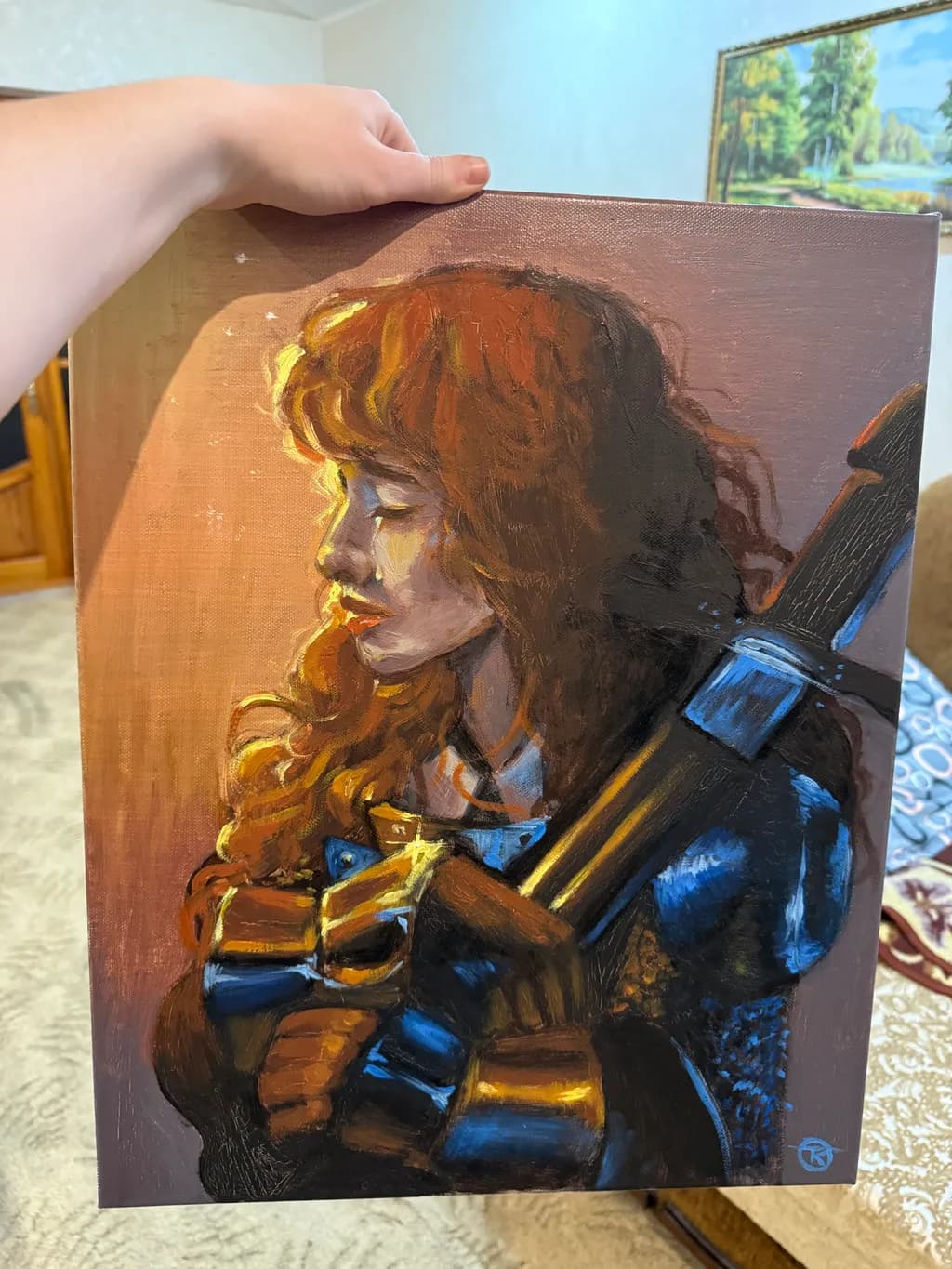 Medieval Swordbearer Portrait