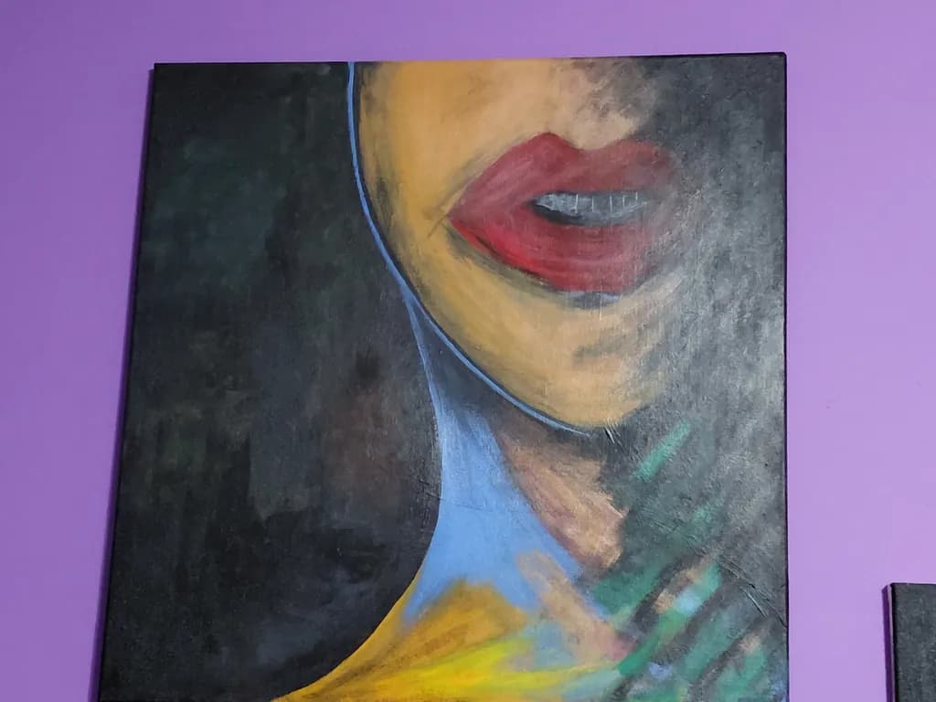 Red Lips Portrait