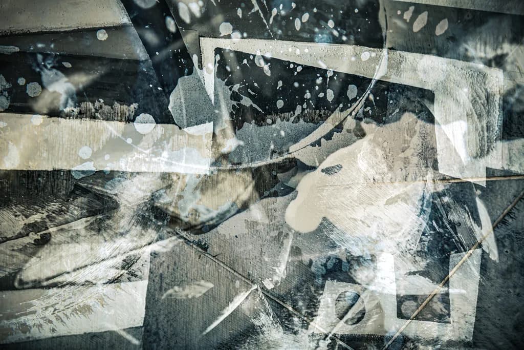 Dominique Genin Abstract Composition