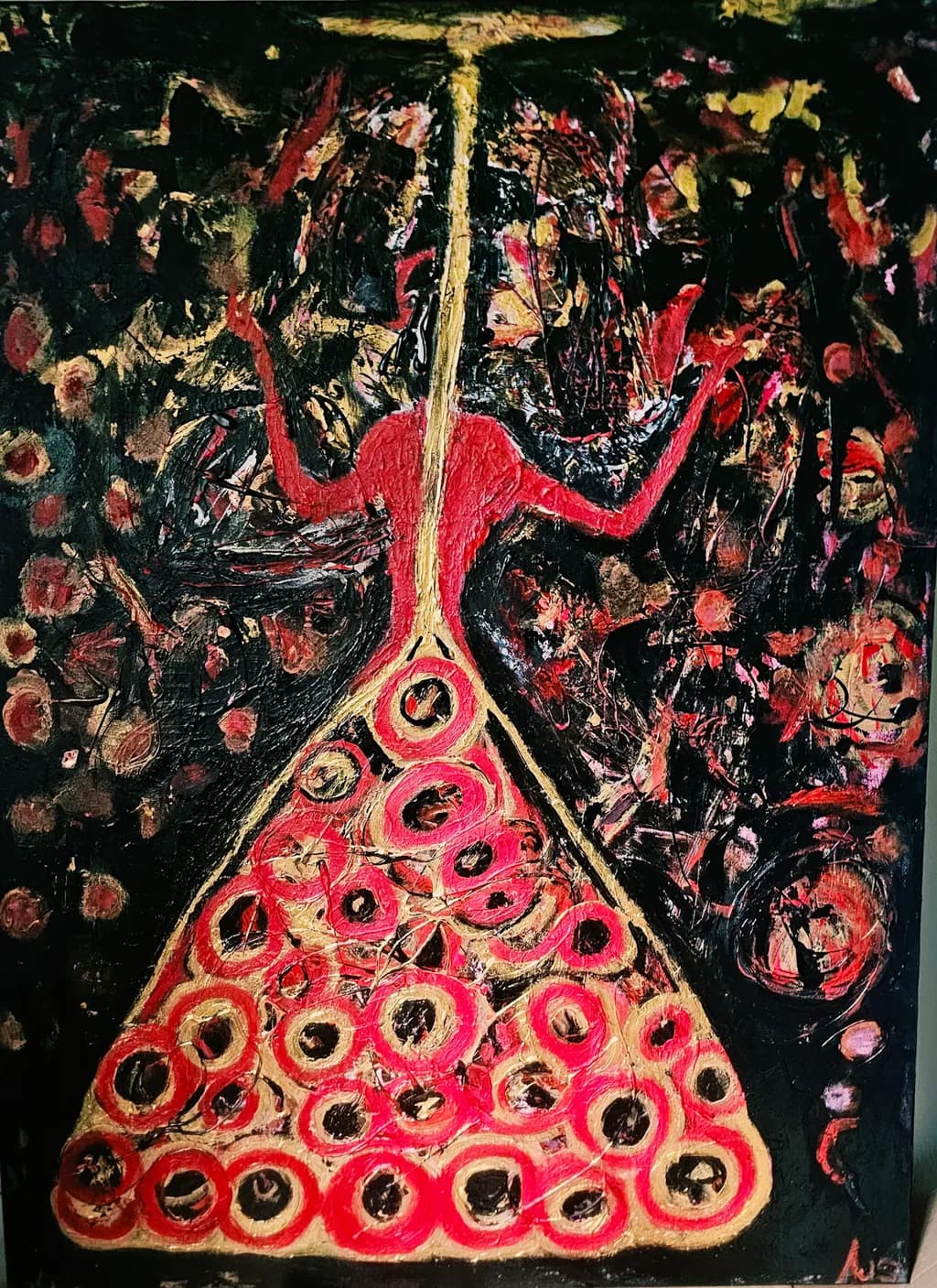 Abstract Figure with Circles
