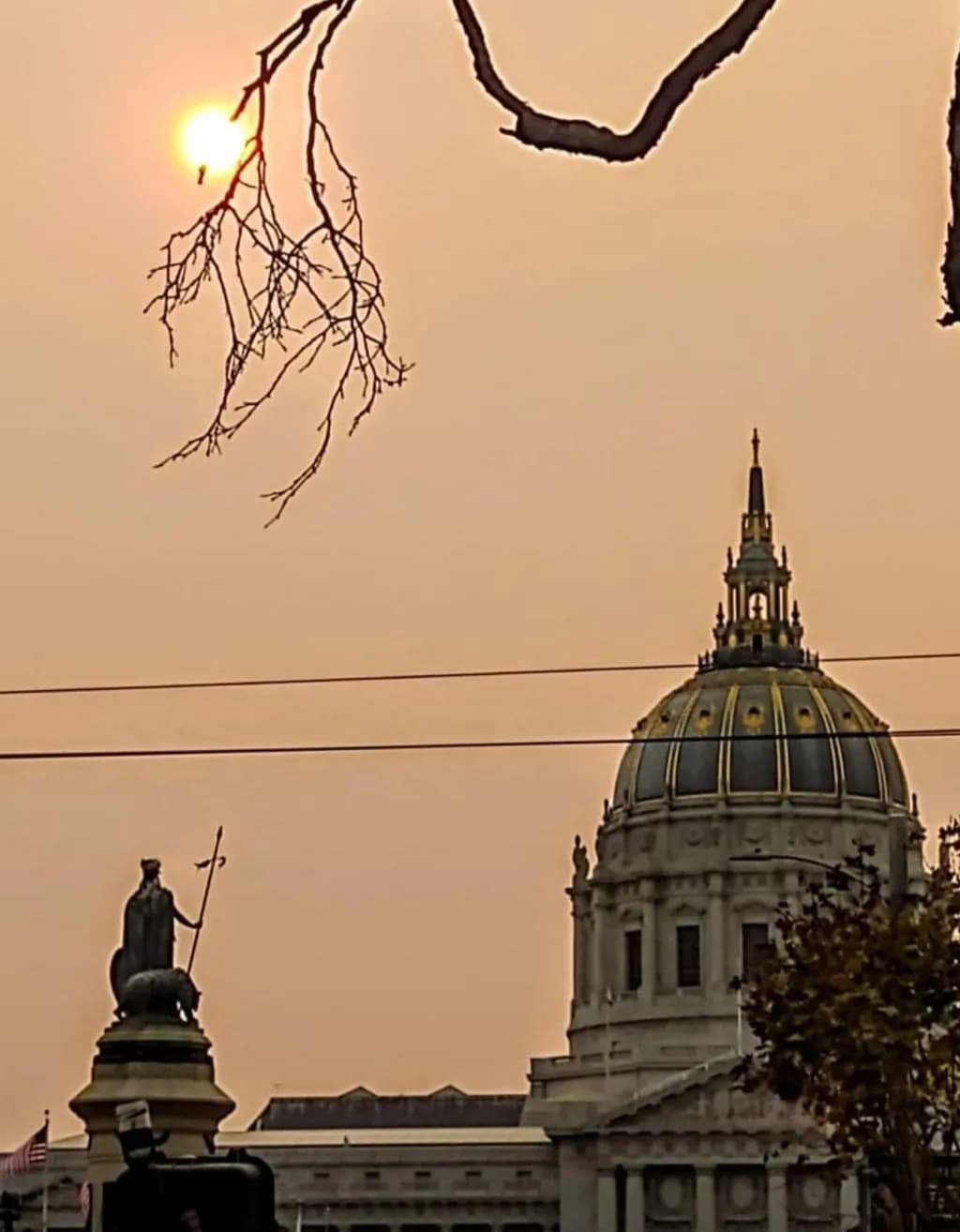 City Hall Dome Sunset