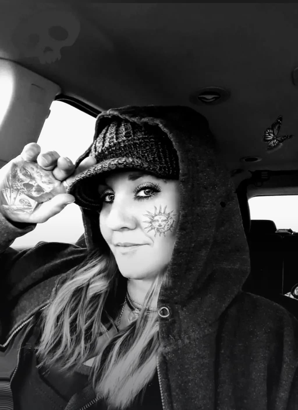 Woman in Hoodie