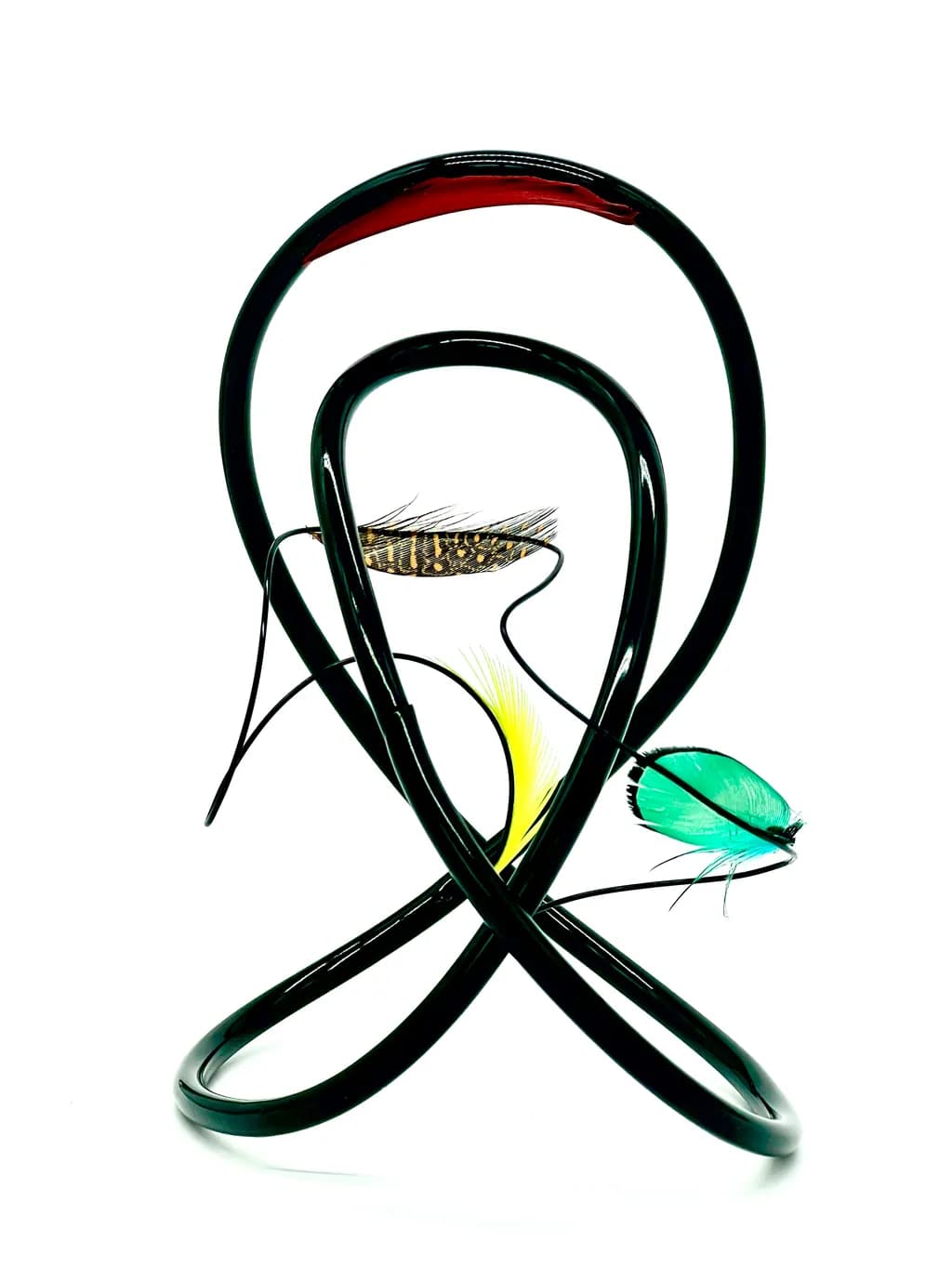 Feathered Loop Sculpture