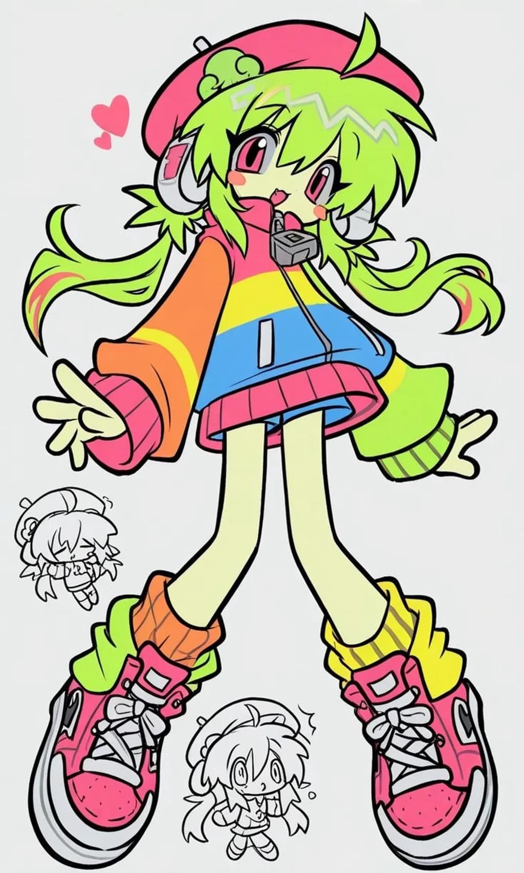 Colorful Sneaker Style