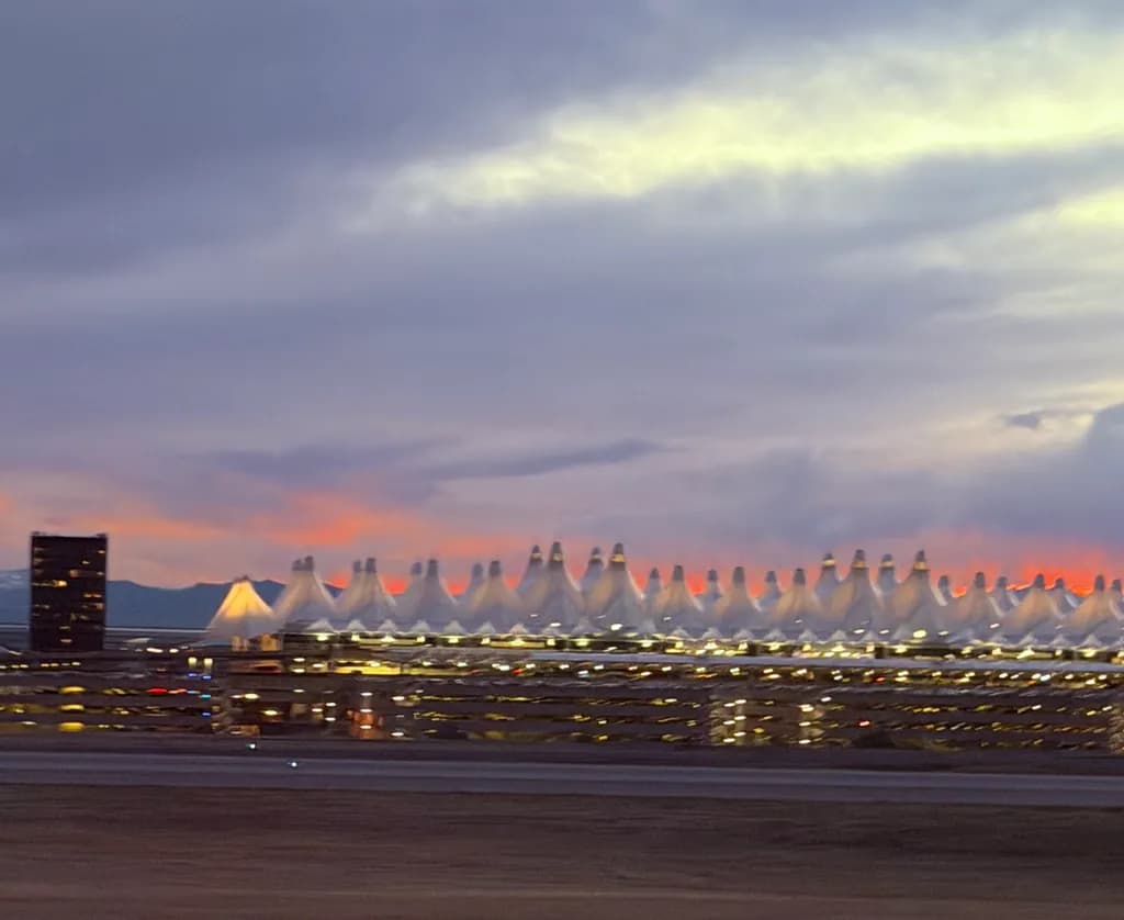 Denver Airport Skyline