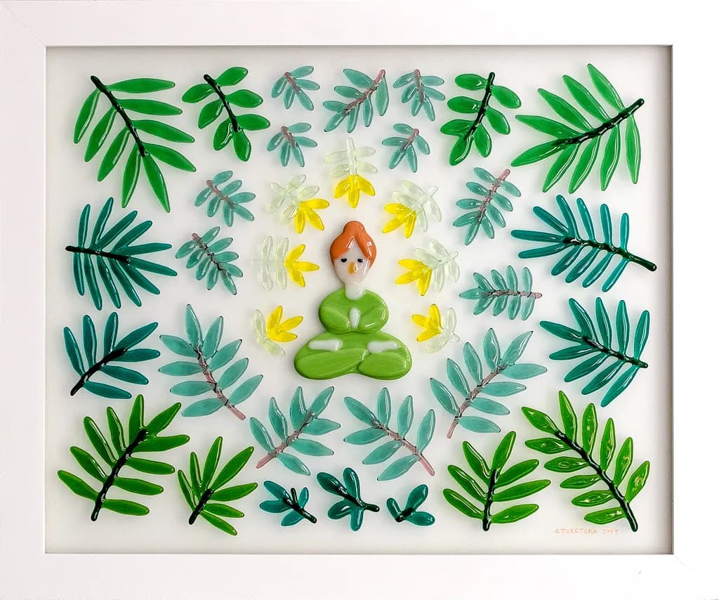 Meditation Among Leaves
