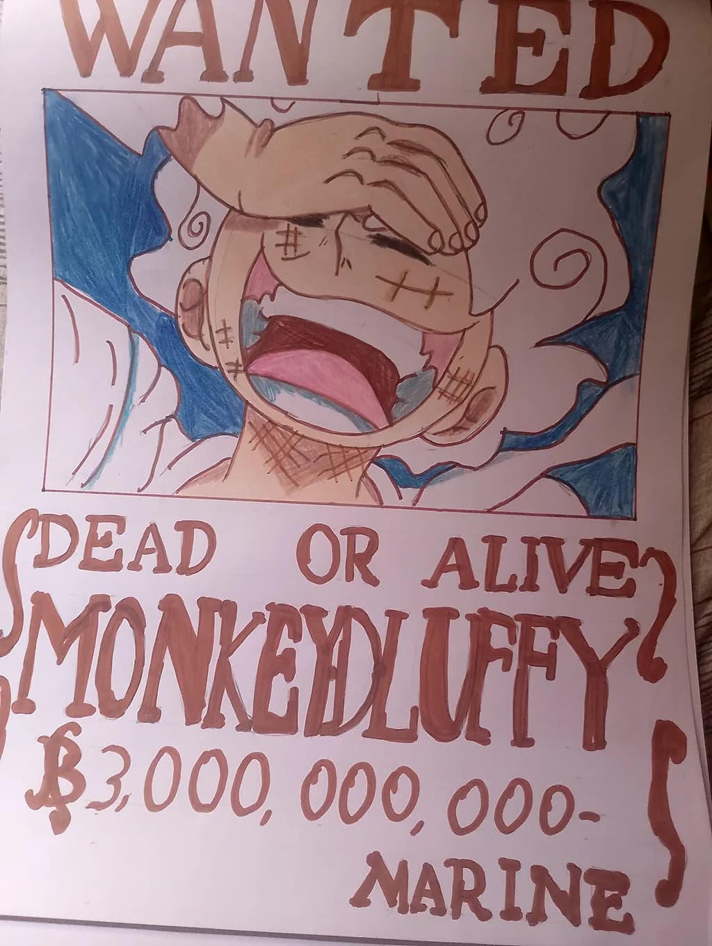 Monkey D. Luffy Wanted Poster