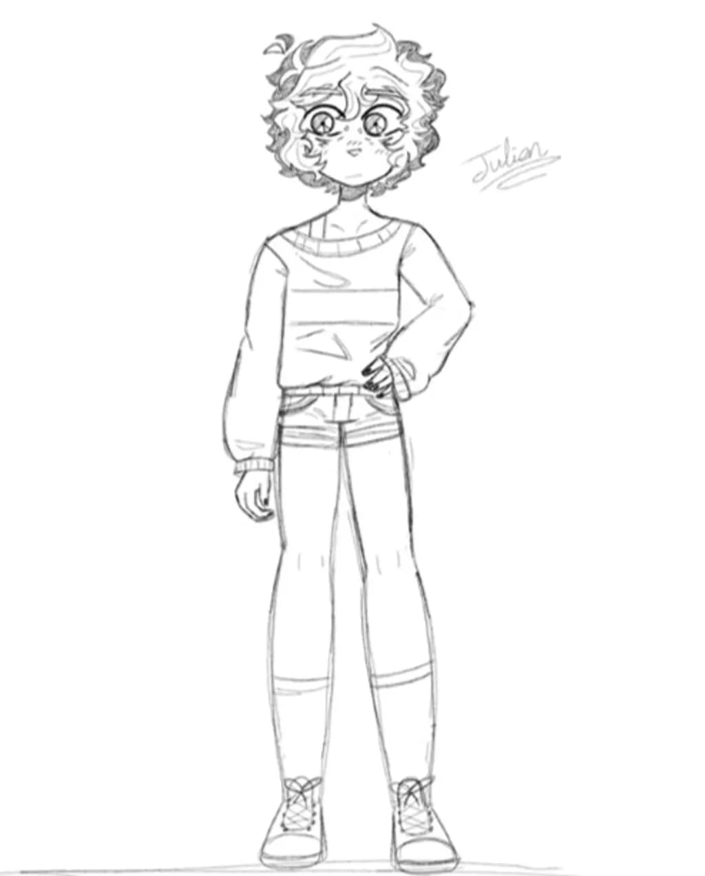 Curly Hair Figure