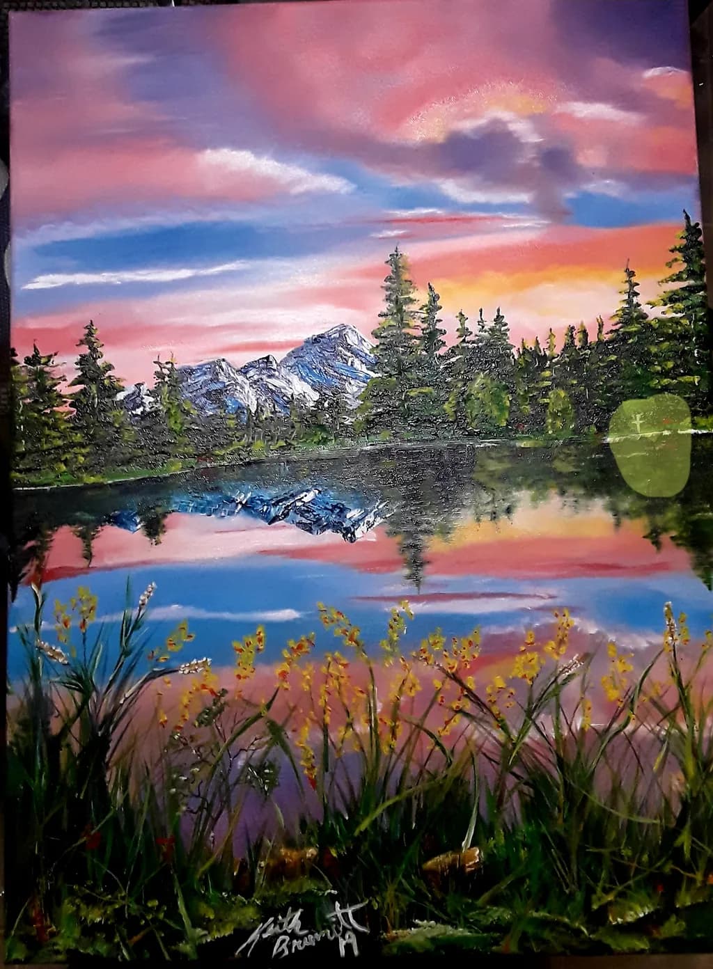 Mountain Lake Reflection