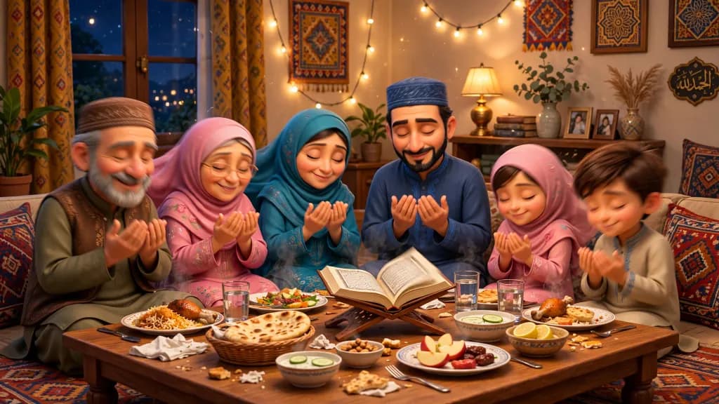 Family Iftar Prayer