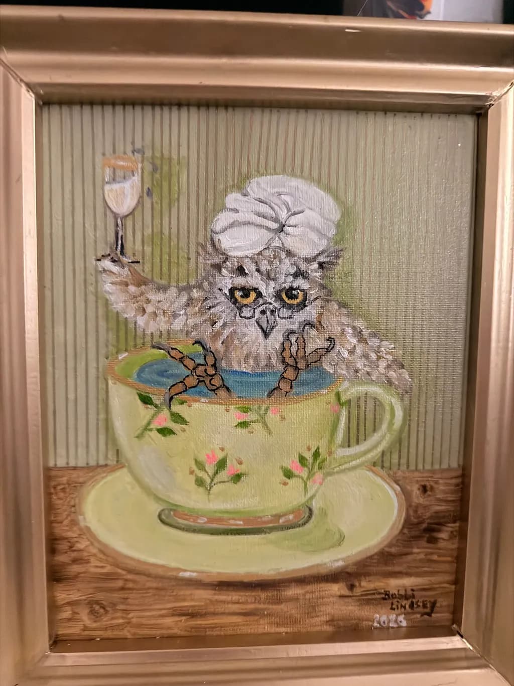 Owl in a Teacup