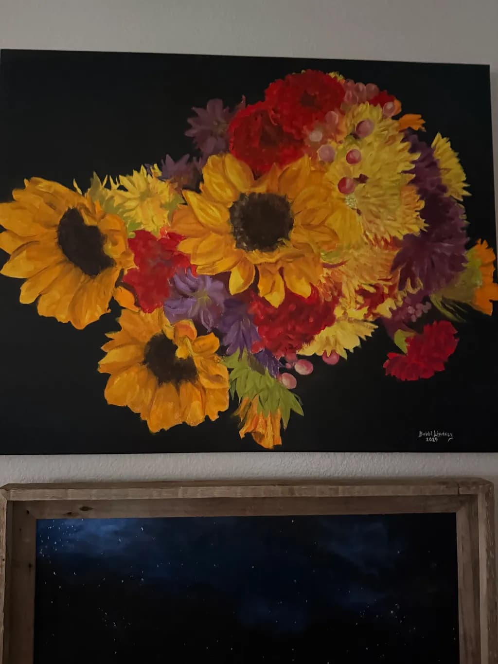 Sunflowers Among Blooms