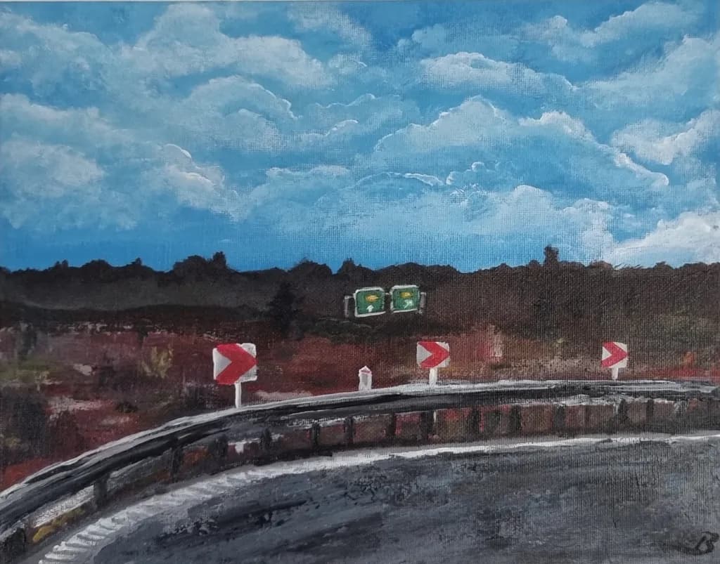 Curved Road Sky