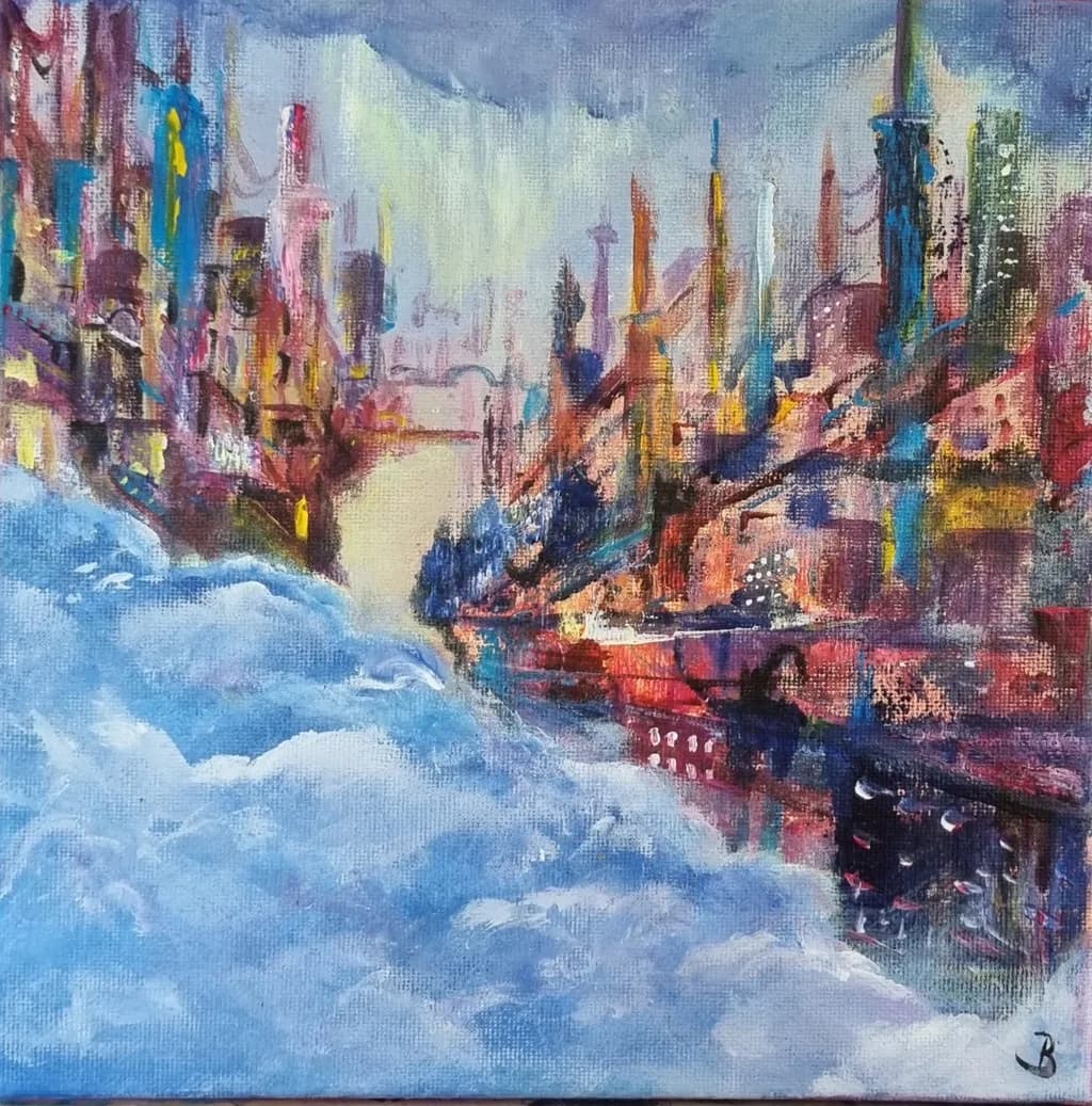 Cityscape in Fog