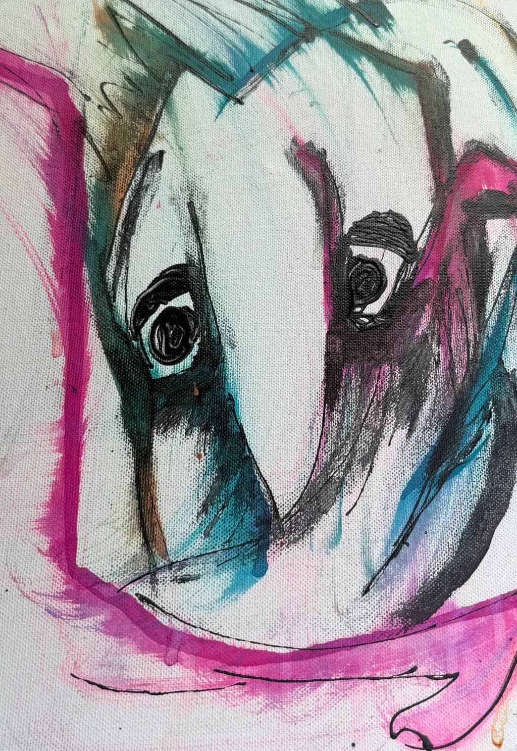 Abstract Dog Portrait