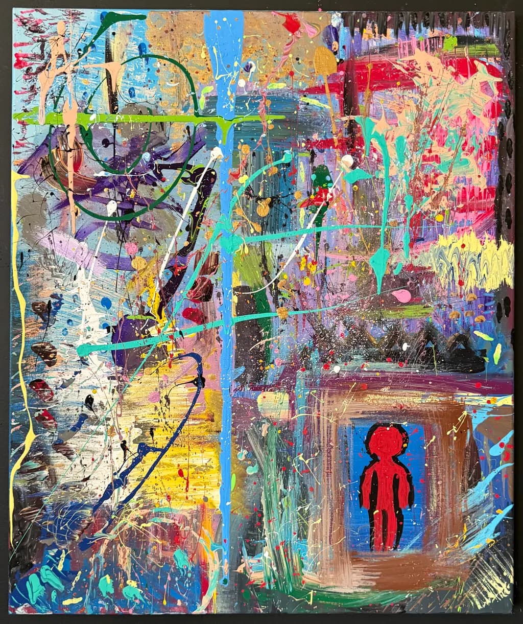 Abstract Figure Frame