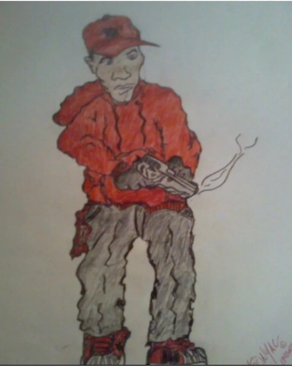Red Hoodie Shooter